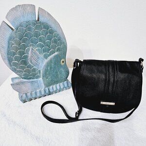 Nine West Black Saddle Bag Crossbody